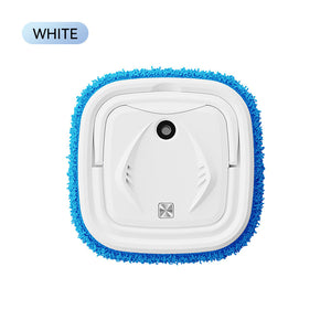 Smart Robotic Floor Mop | Ultra-Slim Automatic Wet & Dry Cleaner with Humidifier Spray | White