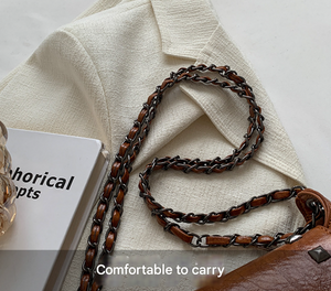 Women’s Shoulder Bag | Retro Studded Envelope | Chain Strap | Pink | Crossbody Tote