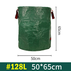 Foldable Garden Leaf Bags | 2PCS | 128L | 50x65cm | Heavy-Duty Dustpan Design