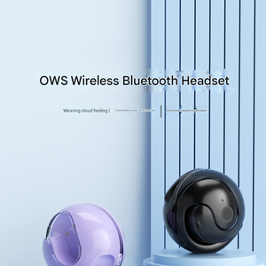 Bone Conduction Earphones | WG-05 | AI Translation | Non-In-Ear Sports Design | Black