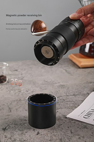 Premium Manual Coffee Grinder | 7-Star | Grey | R60pro | Portable Bean Mill