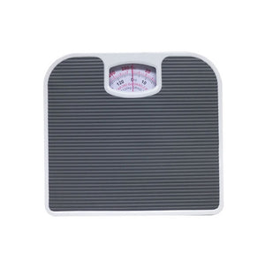 Mechanical Bathroom Scale | Classic Analog | Battery-Free | Non-Slip Platform | Dark Grey
