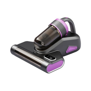 Advanced Cordless UV-C Dust Mite Vacuum | Hot Air, Pulsating Pads & LED Display | Purple