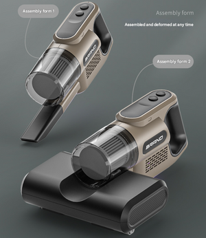 UV Sterilisation Vacuum Cleaner | High-Power Wireless Mite Removal | Deep Cleaning for Home | Khaki