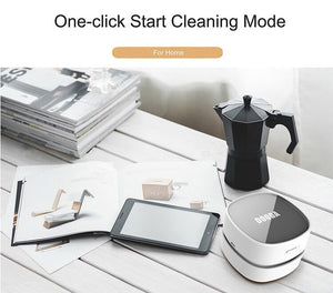 Mini Desktop Vacuum | Rechargeable Cordless | Desk, Keyboard, Crumb & Dust Cleaner | Green