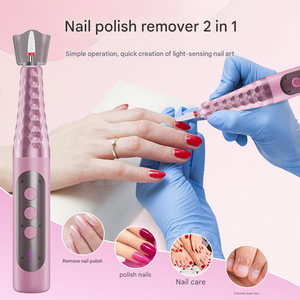 Professional Nail Drill Kit | Electric 6-Speed 18,000RPM | Rechargeable Manicure & Pedicure File | Grey