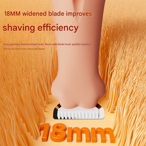 Precision Pet Paw Trimmer | Waterproof & Rechargeable Grooming Clipper | Dog & Cat Paws, Eyes & Ears | Yellow