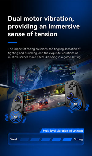 Telescopic Gaming Controller | Multi-Platform | Hall Triggers & 3D Joysticks | Macro Programming | White