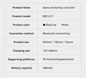 Telescopic Gaming Controller | Multi-Platform | Hall Triggers & 3D Joysticks | Macro Programming | White