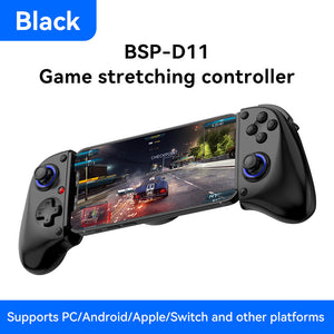 Telescopic Gaming Controller | Multi-Platform | Hall Triggers & 3D Joysticks | Macro Programming | White