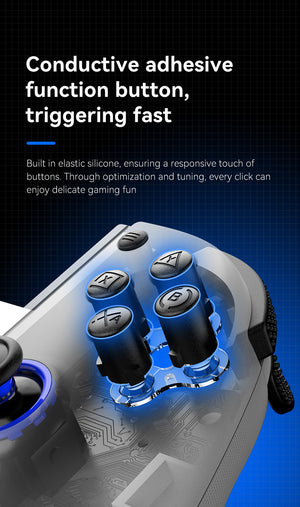 Telescopic Gaming Controller | Multi-Platform | Hall Triggers & 3D Joysticks | Macro Programming | Black with Radiator