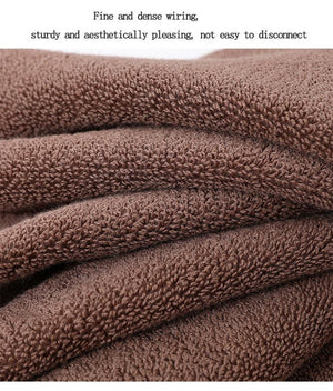 Luxury Combed Cotton Towel Set | Highly Absorbent & Durable | Bath, Hand & Face | Dark Brown