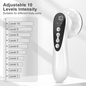 Body Contouring Device | Advanced Multi-Technology 5-in-1 | Skin Firming, Muscle Toning & Rejuvenation | White Finish
