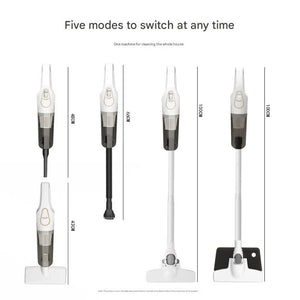 Cordless Vacuum Cleaner 2-in-1 | Handheld & Stick | Detachable Water Tank & Dust Mite Remover | White