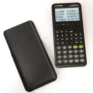 Scientific Calculator | 417 Functions | Large Natural Textbook Display | Black Finish