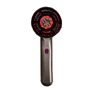 Electric Scalp Massager & Essential Oil Applicator Brush | 360° Kneading | USB-C Rechargeable | Grey
