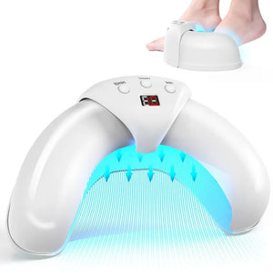 Portable UV LED Nail Lamp | Open Arch Dryer | Smart Sensor & 3 Timers | White Finish