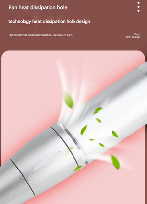 Professional Rechargeable Nail Drill Machine | 45,000RPM Portable E-File Kit | Acrylic, Gel, Manicure | White Finish