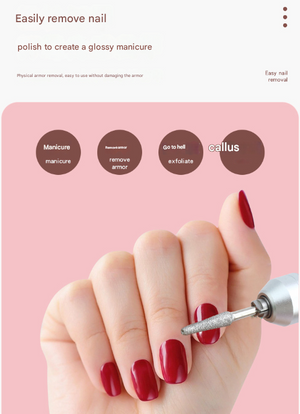 Professional Rechargeable Nail Drill Machine | 45,000RPM Portable E-File Kit | Acrylic, Gel, Manicure | Purple Finish