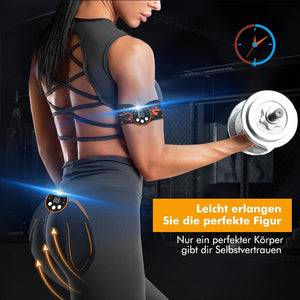 EMS Muscle Stimulator Kit | Ultimate USB Rechargeable | Abs, Arms, Glutes | Black & Blue