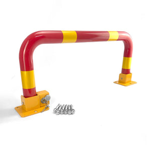 Arch Parking Barrier | Fold Down Security Locker | Keyed Different Lock System