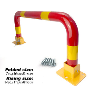 Arch Parking Barrier | Fold Down Security Locker | Keyed Alike Lock System