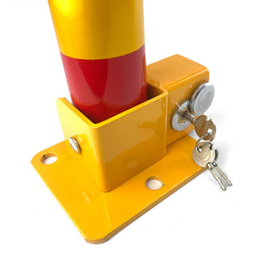 Arch Parking Barrier | Fold Down Security Locker | Keyed Alike Lock System