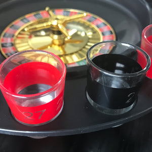 Wine Game | Shot Drinking Roulette Set with Casino Spin Glass Shot Party Bar Game