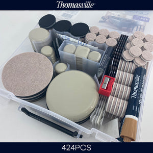 Thomasville Floor Surface Protection Kit | 424 Pieces | Felts, Bumpers, Sliders & Grips