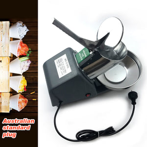 Electric Ice Crusher Machine | Ice Shaver Snow Cone Maker | Home & Commercial | AU Plug