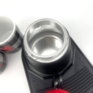 Red Mini Espresso 2-Cup Ceramic Coffee Maker | Moka Coffee Maker | Italian Classic Design