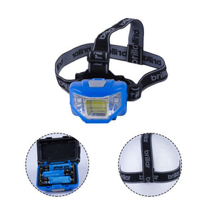 5 Mode Headlamp with COB LED Technology | Blue/Black | Blue