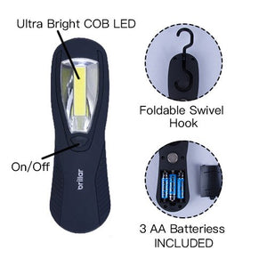 300 Lumens Ultra Bright Work Light with COB LED Technology | Black/Navy | Navy