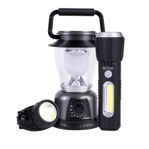 Brillar Legendary Trio Touch | Headlamp & Lantern