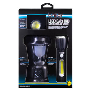 Brillar Legendary Trio Touch | Headlamp & Lantern