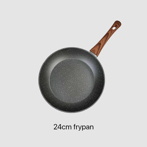 5-Piece Non-Stick Marble Coating Cookware Set | Saucepan, Casserole, Fry Pan