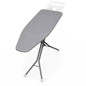 Ironing Board Cover | 47x135cm | Metallic Gray | Heat-Resistant Fabric | Universal Fit