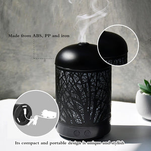 Clevinger Ultrasonic Diffuser | LED Color Changing | Air Humidifier | Aromatherapy & Home Fragrance