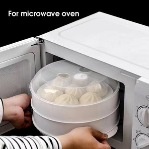 2-Tier Microwave Steamer | Multi-Function Cooking