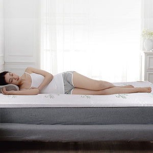 6cm Memory Foam Mattress Topper | Bamboo Cover | Double Size