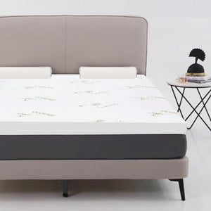 6cm Memory Foam Mattress Topper | Bamboo Cover | Queen Size