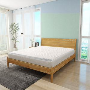 8cm Memory Foam Mattress Topper | with Bamboo Cover | Double