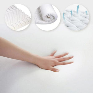 8cm Memory Foam Mattress Topper | with Bamboo Cover | Double