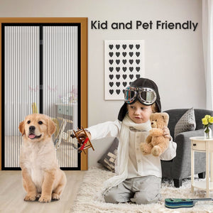 2x Instant Fly Screen | Mosquito, Insect & Bug-Free Curtain