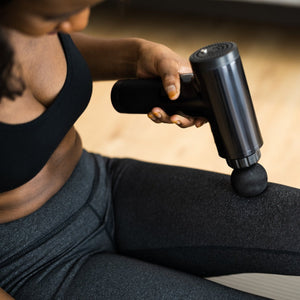 Remology Impact Therapy Percussive Massage Gun | 4 Heads | Deep Tissue Muscle Relief | Portable Design