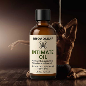 Broadleaf Hemp™ Intimate Oil | Hemp & Camelina + Rose | 50ml