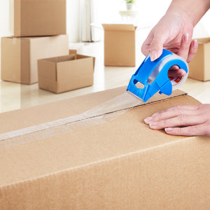 Packing Tape | 6 Rolls 25 Yards Clear 2.7 Mil with Dispenser