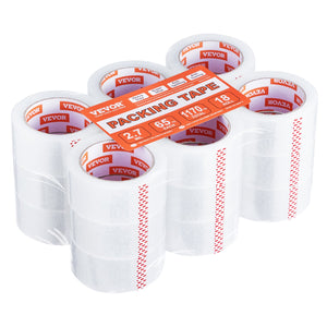 Packing Tape | 18 Rolls Heavy Duty 65 Yards Clear 2.7 Mil Tape