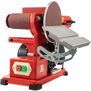 Belt & Disc Sander | 4"x36" Belt, 6" Disc Combo | 375W Adjustable Bench Grinder with Rubber Feet