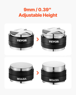 Coffee Distributor 53mm | Adjustable 2-in-1 Espresso Tool